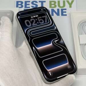 iPhone 17 Pro 256GB zilver /100% batt /krasvrij /garantie