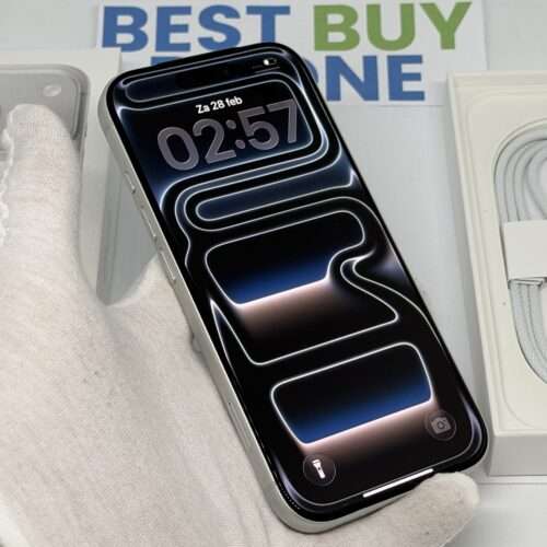 iPhone 17 Pro 256GB zilver /100% batt /krasvrij /garantie