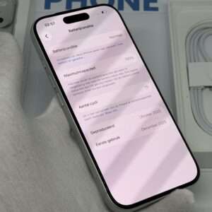 iPhone 17 Pro 256GB zilver /100% batt /krasvrij /garantie