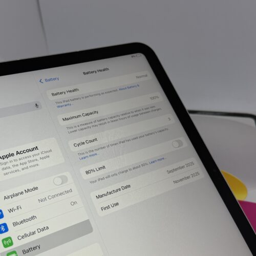 iPad 11e 128GB 5G zilver /ongebruikt + 12 maanden garantie