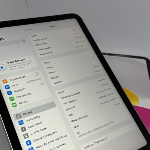 iPad 11e 128GB 5G zilver /ongebruikt + 12 maanden garantie