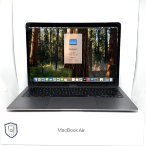MacBook Air M1 256GB grijs /zeer net/88% batt /garantie