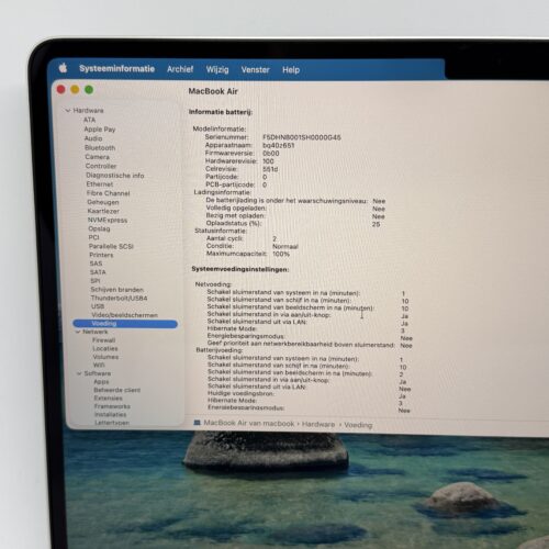 MacBook Air M4 256GB 16GB zilver /ongebruikt + 12 maanden garantie