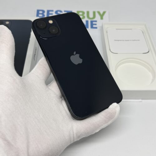 iPhone 13 128GB zwart /krasvrij scherm /100% batt /garantie