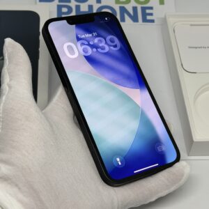 iPhone 13 128GB zwart /krasvrij scherm /100% batt /garantie