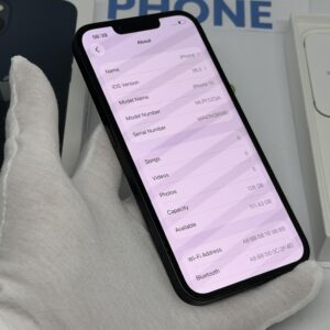iPhone 13 128GB zwart /krasvrij scherm /100% batt /garantie