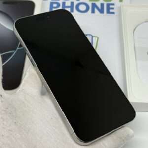 IMG_5376 iPhone 16 Pro Max 256GB wit /krasvrij scherm /100% batt /garantie