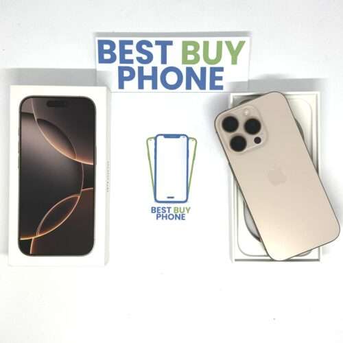 iPhone 16 Pro 256GB goud E-sim /91% batt /krasvrij /garantie