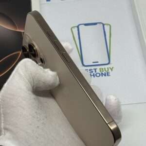 iPhone 16 Pro 256GB goud E-sim /91% batt /krasvrij /garantie