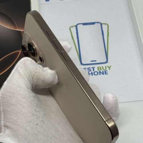 iPhone 16 Pro 256GB goud E-sim /91% batt /krasvrij /garantie