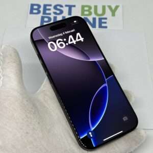 iPhone 16 Pro 128GB zwart /94% batt /krasvrij scherm /garantie