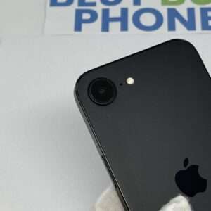 iPhone 16E 128GB zwart /krasvrij scherm /100% batt /garantie