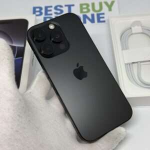 IMG_5490 iPhone 16 Pro 128GB zwart /100% batt /krasvrij scherm /garantie