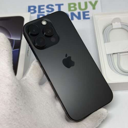 IMG_5490 iPhone 16 Pro 128GB zwart /100% batt /krasvrij scherm /garantie