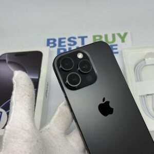 IMG_5491 iPhone 16 Pro 128GB zwart /100% batt /krasvrij scherm /garantie