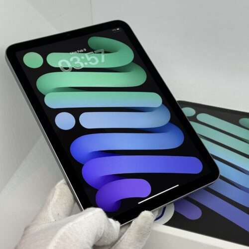 iPad mini 7e 256GB grijs /krasvrij glas /100% batt /garantie