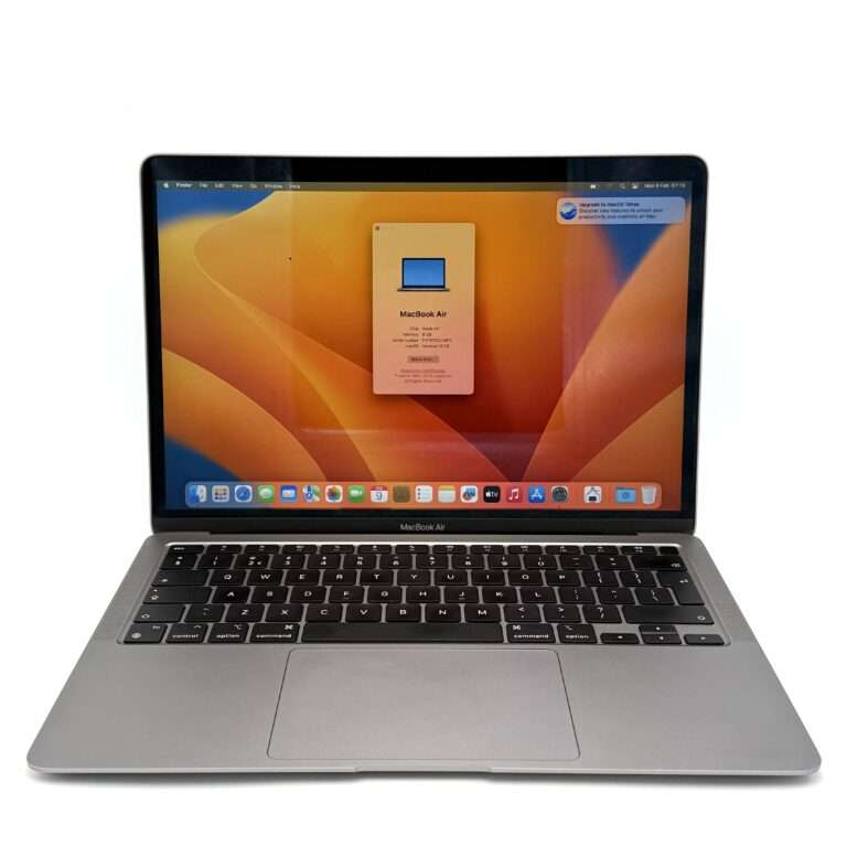 MacBook Air M1 256GB grijs /krasvrij /97% batt /garantie