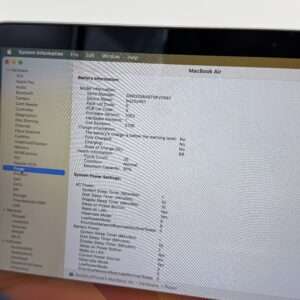 MacBook Air M1 256GB grijs /krasvrij /97% batt /garantie