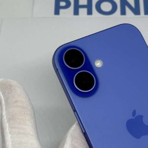 iPhone 16 256GB blauw /zeer net /92% batt /garantie