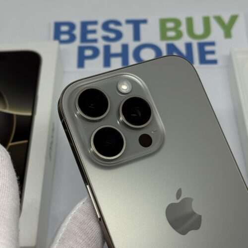 iPhone 16 Pro 256GB naturel /100% batt /krasvrij /garantie