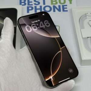 iPhone 16 Pro 256GB naturel /100% batt /krasvrij /garantie