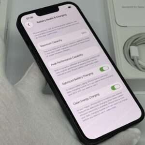 iPhone 14 256GB zwart /94% batt /krasvrij /garantie