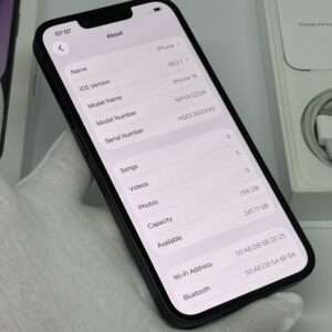 iPhone 14 256GB zwart /94% batt /krasvrij /garantie
