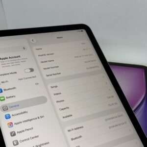 IMG_5642 iPad Air 6e M2 128GB paars /krasvrij /89% batt /garantie