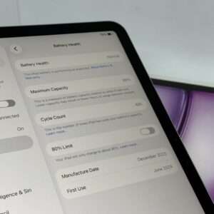 IMG_5643 iPad Air 6e M2 128GB paars /krasvrij /89% batt /garantie