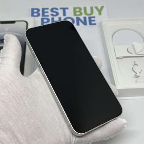 iPhone 16E 128GB wit /krasvrij /99% batt /garantie