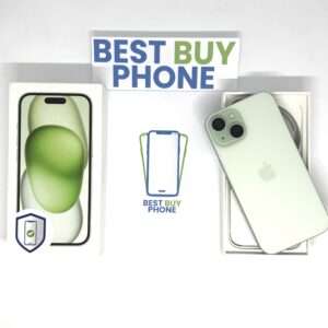 iPhone 15 256GB groen /93% batt /zeer net /garantie