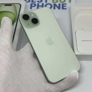 iPhone 15 256GB groen /93% batt /zeer net /garantie