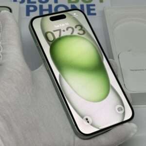 iPhone 15 256GB groen /93% batt /zeer net /garantie