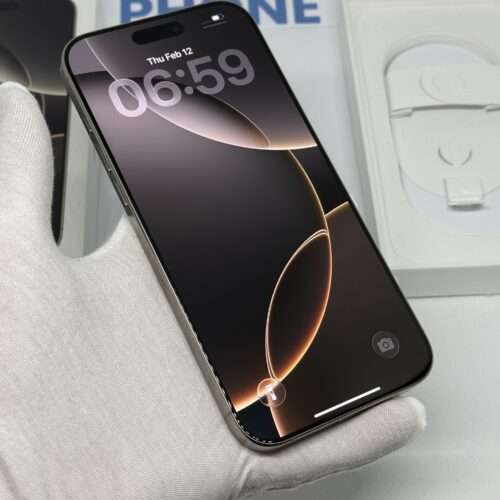 IMG_5711 iPhone 16 Pro Max 256GB naturel /krasvrij /96% batt /garantie