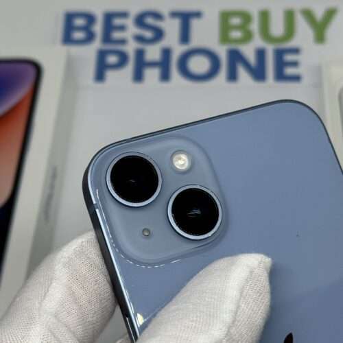 iPhone 14 256GB bauw /krasvrij glas /88% batt /garantie