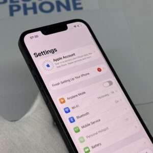 iPhone 14 128GB zwart /krasvrij scherm /89% batt /garantie