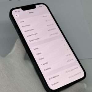 iPhone 14 128GB zwart /krasvrij scherm /89% batt /garantie
