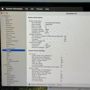 IMG_5823 MacBook Air M2 512GB blauw 16GB ram /zeer net /84% batt /garantie