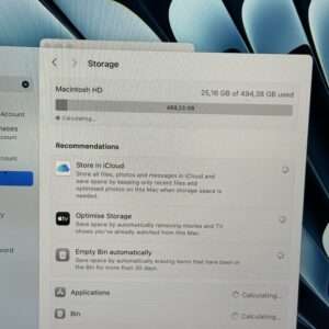 IMG_5827 MacBook Air M2 512GB blauw 16GB ram /zeer net /84% batt /garantie