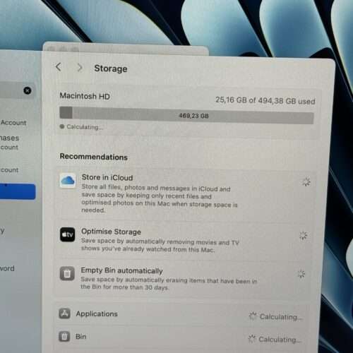 IMG_5827 MacBook Air M2 512GB blauw 16GB ram /zeer net /84% batt /garantie