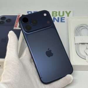 iPhone 17 Pro Max 256GB blauw /krasvrij /100% batt /garantie