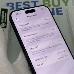 iPhone 17 Pro Max 256GB blauw /krasvrij /100% batt /garantie