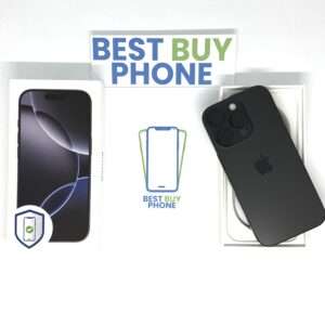 iPhone 16 Pro 128GB zwart /100% batt /krasvrij scherm /garantie