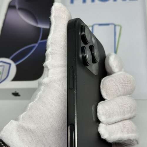 iPhone 16 Pro 128GB zwart /100% batt /krasvrij scherm /garantie