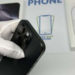 iPhone 16 Pro 128GB zwart /100% batt /krasvrij scherm /garantie