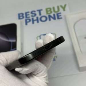 iPhone 16 Pro 128GB zwart /100% batt /krasvrij scherm /garantie