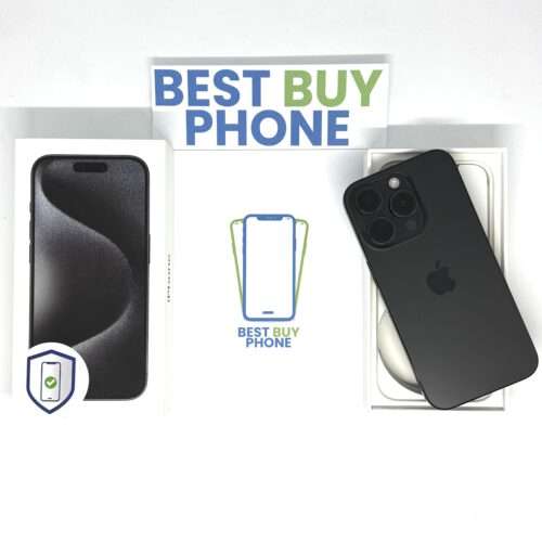 iPhone 15 pro 256GB zwart /krasvrij glas /93% batt /garantie