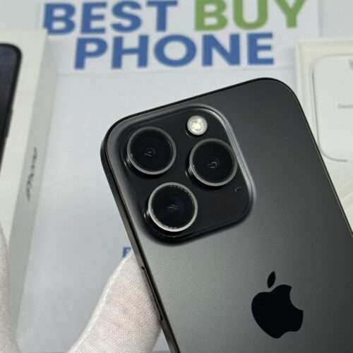 iPhone 15 pro 256GB zwart /krasvrij glas /93% batt /garantie