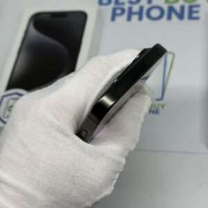 iPhone 15 pro 256GB zwart /krasvrij glas /93% batt /garantie