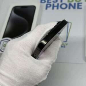 iPhone 15 pro 256GB zwart /krasvrij glas /93% batt /garantie